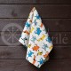 Colourful half-linen kitchen towel "Puppies"